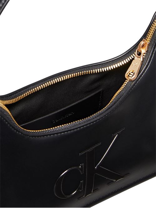 Borsetta nera in poliuretano Calvin Klein | LV04F3230GUB1